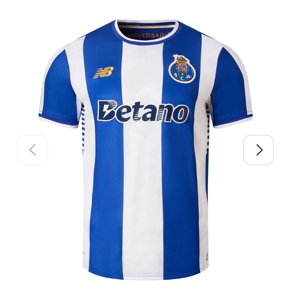 New Balance FC Porto Jersey Blue White Medium